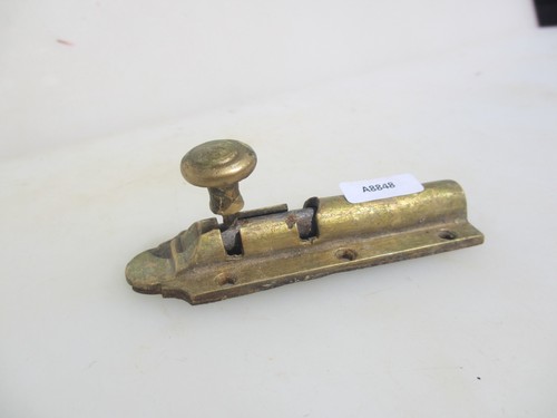 Antique brass door lock - door,