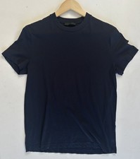 Genuine PRADA Men's Navy Crew Neck T-Shirt Size Medium Designer Luxury RRP £490