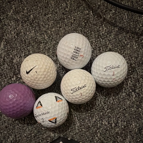 Variety golf balls - 6,
