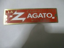 Sign Zagato nameplate Alfa