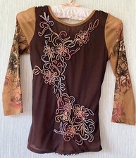 Save The Queen  Embroidered Top Size Small