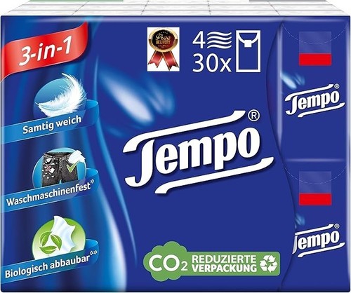 Tempo tissues pack - tempo, 30