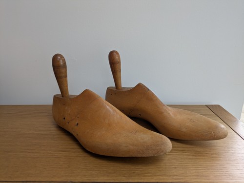 Vintage wooden shoe lasts pair - lasts,