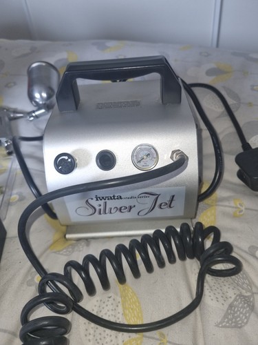 Iwata silver jet airbrush - iwata,