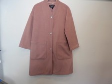 PAUL COSTELLOE LADIES PINK COAT SIZE 10 - CG P07