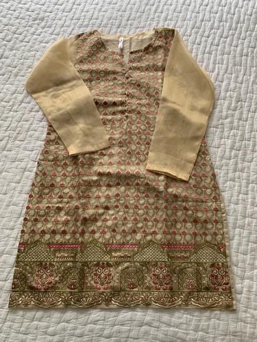 Organza masuri golden shirt - organza,