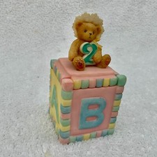 Cherished Teddies - Age 2 - Covered Box - Turnover Bear - 796077