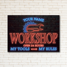 PERSONALISED Workshop Garage