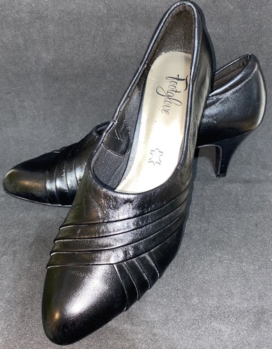 Marks spencer black leather - &,