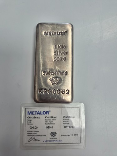 Metalor 1kg 999 fine - metalor, 999.0