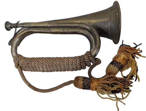 Vintage brass military - military, bugle