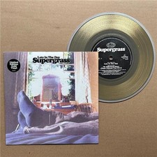 SUPERGRASS LATE IN THE DAY 7" 1997 gold vinyl with we still need more - nice cop