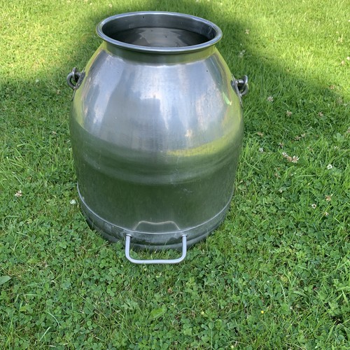 Vintage stainless steel milk - vintage,