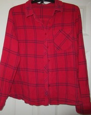 LADIES PRIMARK RED CHECK
