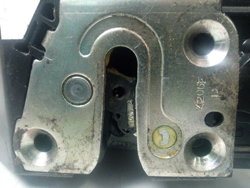 4206e rear door lock nissan - door, rh