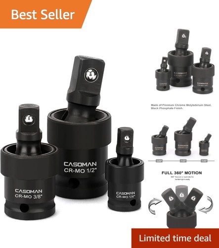 Piece joint swivel socket - 3-piece,