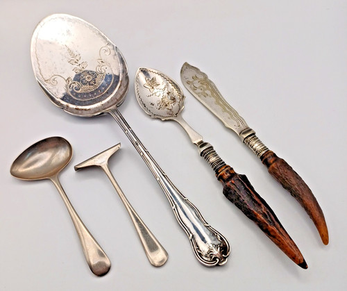 Silver plate job lot - plate,