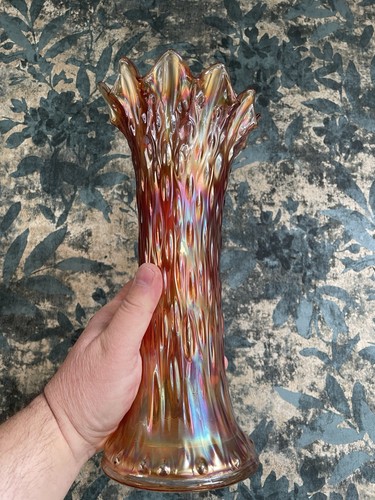 Carnival glass midsize - carnival, ~