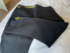 Zaggora Neoprene Black Cropped Leggings Size L Excellent Condition