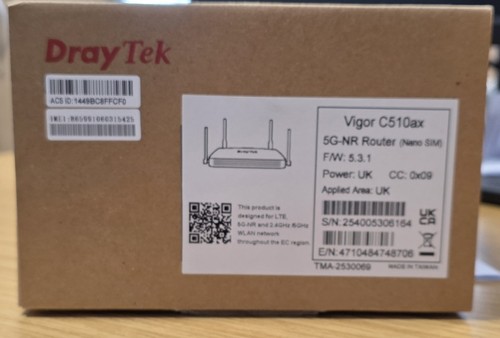Draytek vigor vc510ax - vc510ax, 5g