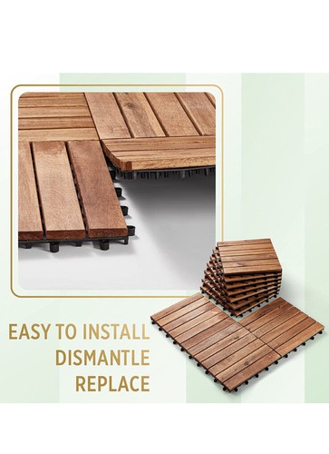Interlocking deck tile pack - tile, (pack