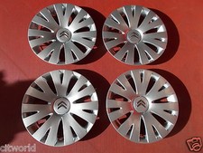 GENUINE CITROEN BERLINGO MK3 SET OF 4 15" WHEEL TRIMS 98136143VV