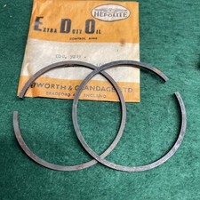82mm +.030” 1/8” Oil Piston Rings Original Hepolite Norton 600 Ariel Matchless