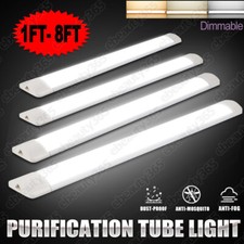led batten light 6ft,7ft,8ft garage fluorescent fitting tube ceiling wall lamp