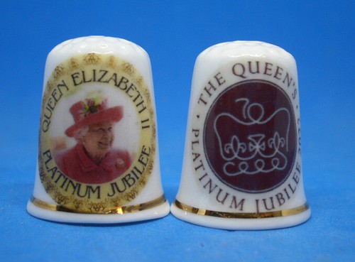 Birchcroft china thimble h - thimble,