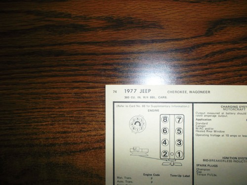 1977 jeep series cherokee - jeep,