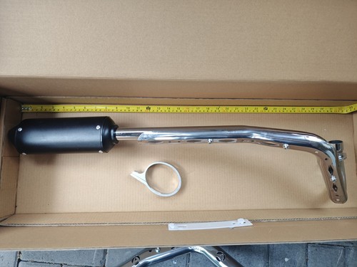 Pit bike straight exhaust 28mm - bike,