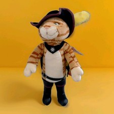 Shrek 2 Puss In Boots,Beverly Hills Teddy Bear Co,Tags 2003 Universal Studio.   