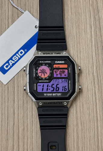 Custom casio 1200wh royale - casio, ae-1200wh