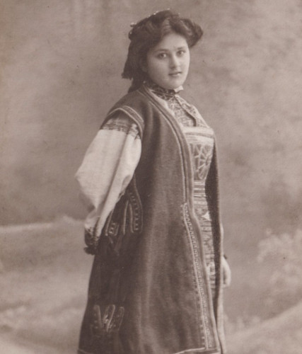 Edwardian boudoir card photo - card,