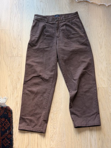 Noah herringbone pleated pants - herringbone,