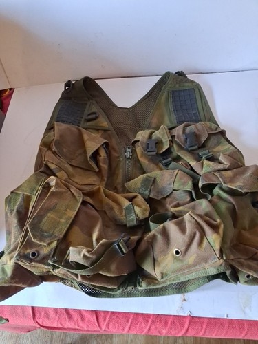 Military webbing vest - vest, zip