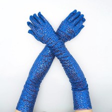 Women Glitter Sequins Gloves