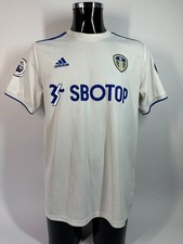adidas 2020/21 Leeds United Premier League Home Football Shirt white Large