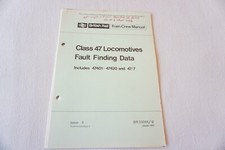 1980 Class 47 Locomotive Train Crew Railway Drivers Manual Book 