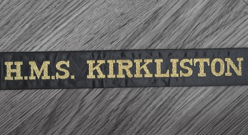 Royal navy cap tally ribbon - tally,