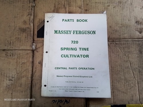 Massey ferguson parts manual - ferguson,