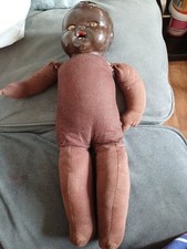 Antique Black Baby Doll Cloth Body