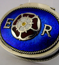 BEAUTIFUL SOLID SILVER ENAMEL