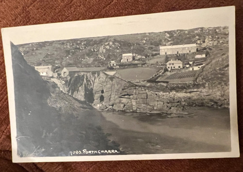 Antique postcard porthgwarra - antique,