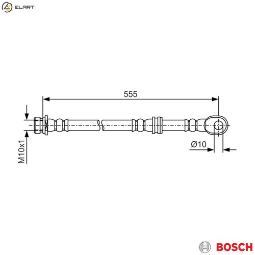 Brake hose 987 - 1, for