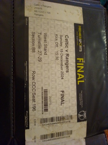 Celtic rangers premier - rangers,