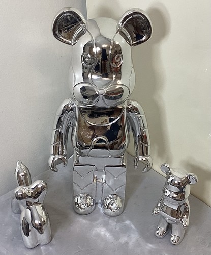 Three ceramic glossy - glossy, chrome
