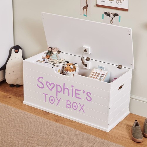 Personalised toy box name - personalised,