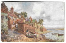 DEVON - LYMPSTONE VILLAGE, EXMOUTH Artist H.B. WIMBUSH 1905 Tuck Postcard