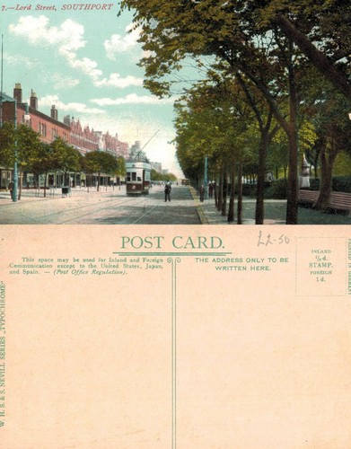 Vintage postcard lord - -, street